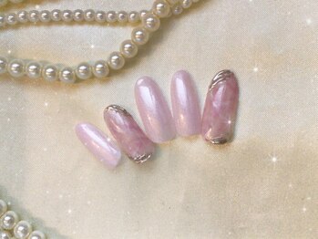 ウィズ フェリーク/可愛らしいピンクカラーネイル