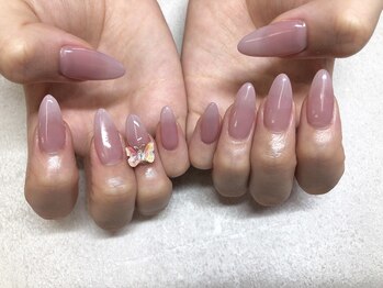 モレリア(morelia)/ワンカラー蝶々パーツアート