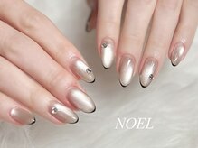 ノエル ネイル(NOEL)/マグネット×タイトフレンチ