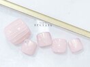 #ミラーネイル　フットネイル