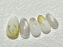 菜の花のデザイン。