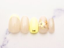 池袋ネイルサロン イイネイル(Ee-Nail)/手描き押し花風ネイル初回￥6980