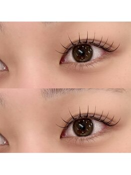 ユラ(Yura)の写真/【フラットラッシュ/カラーマツエク】上品に馴染むナチュラルマツエクが得意なサロン