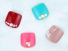 フランセス(Frances)/シンプル＋αフットネイル