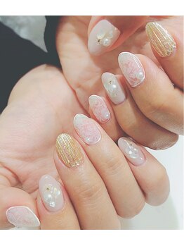 爪ソウシャイン(爪 SO SHINE)/フラワーレース★