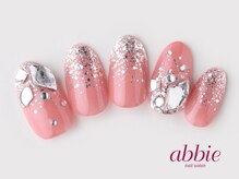 ネイルサロン アビー 宮益坂店(abbie)/オーロラビジュー　￥13255