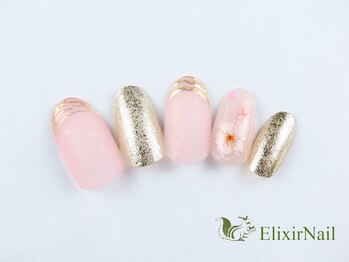 エリクサーネイル 五反田(Elixir Nail)/定額a シンプル/クーポン使用