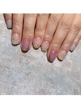 アティックネイルアトリエ(attic nail atelier)/押し花ネイル★