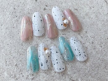 ビーエスネイル 金山店(bs-nail)/夏ニュアンスネイル