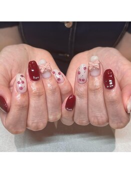 ビューティマーケット アングゥ(BEAUTY MARKET ungu)/さくらんぼネイル