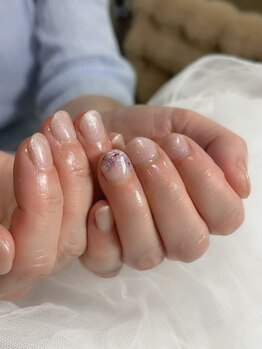 クルール(Couleur)/紫陽花ネイル♪