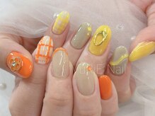 ヴリエ 立川北口店/アシンメトリーネイル