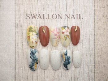 スワロンネイル(SWALLON NAIL)の写真/【口コミ高評価◎】SWALLON NAIL独自のアートで個性派ネイルが実現☆新作デザインも季節ごとに続々追加♪