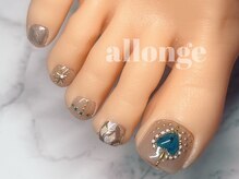 美サロン アロンジェ甲府向町店/ターコイズアートネイル☆