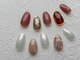 マイ ネイル 銀座店(Mai Nail)の写真/ご新規6780JPY/再来7340JPY◇秋色を上品に楽しむ/べっ甲やくすみカラーで彩る大人のこなれネイルをご提案