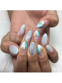 ぬりかけネイル☆