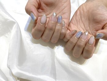 ネイルズ ララ(nails Lala)/blue nuance。