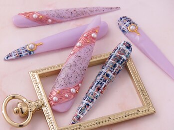 カラーズ 浜松店(colors)/ツイードネイル☆