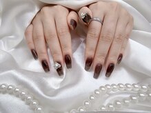 ミンミン(Min min)/ワンカラー/ラメグラ＋パーツ2個