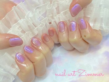 ネイルアート ジマー/シンプルマグネットフレンチ