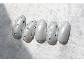 6600円　つや　パールネイル