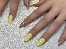 ネイルサロン北野坂/イエローネイル