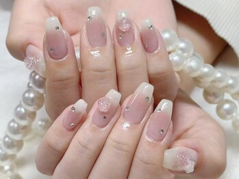 チークネイル、バラネイル