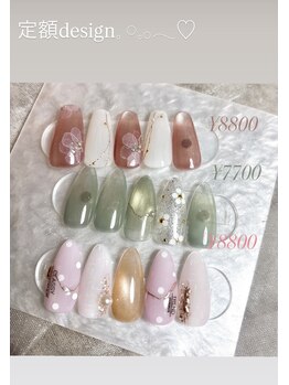 春の定額デザイン