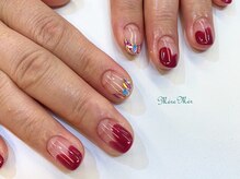 パラジェル認定サロン メールメール 池袋店(MereMer)/変型ハートフレンチ