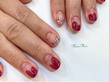 パラジェル認定サロン メールメール 池袋店(MereMer)/変型ハートフレンチ