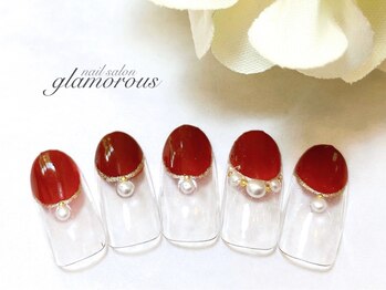 ネイルグラマラス 西新井店/《パラジェル》フレンチ西新井f2