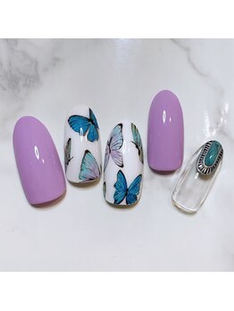アラ ウィー ナッティー ネイル 北千住店(Aala wi Natty nail)/butterfly