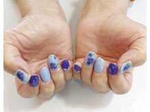 ベールス(Bellus)/紫陽花ネイル♪