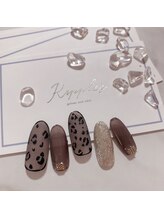 リップルズ(Ripples)/シースルーマットヒョウ柄