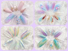 ラルネイル 大宮(Lull. nail)/#梅雨#爽やか#水滴#オーロラ