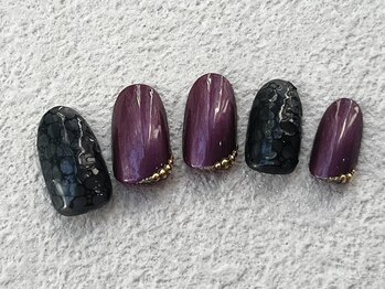 ネイルサロン ロゼプリュム/大人可愛い少し華やかプラン