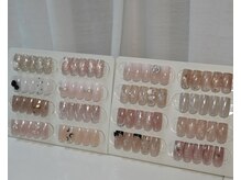 綺麗めワンホンネイルが得意なサロン★韓国パーツも多数ご用意♪