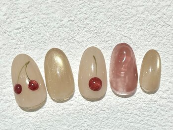 さくらんぼデザイン。