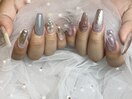 キラキラニュアンスネイル♪