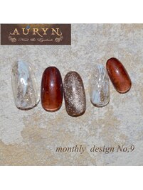 11月限定monthly  design No,9