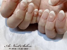エーネイルサロン プラーカ本店(A-Nail Salon)/フレンチ×ハートnail