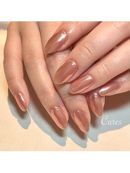 キュアーズ ネイル(CURES NAIL)/ピンクミラーネイル