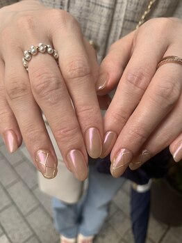 コロレ(colore)/格子柄ネイル