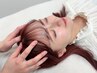 【不調改善,小顔,毛穴】アロマ頭蓋骨ヘッドスパ＋首肩肩甲骨＋毛穴80分