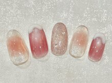 ネイルサロン ロゼプリュム/とろーりピンク