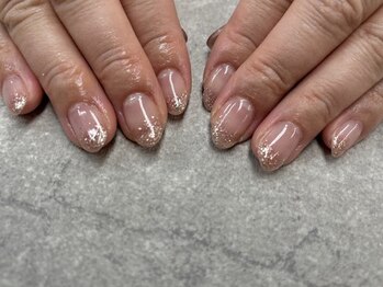 ネイルサロンファストネイルプラス 新宿店(FAST NAIL PLUS)/2025春ネイル【ラメグラデ】