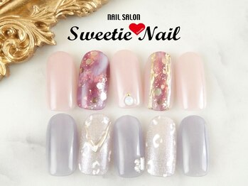 スウィーティーネイル あべのキューズタウン店(Sweetie Nail)の写真/【選べるアートコース¥6600～】初めての方にも分かり易い＆お手頃料金で通いやすい!