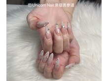 ユニコーンネイル 原宿表参道(unicorn nail)/チップ長さだし10本デザイン