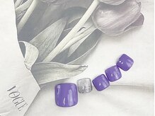 モトネイル(moto nail)/4月【フット】ワンカラー