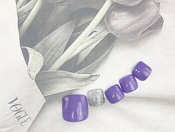 モトネイル(moto nail)/4月【フット】ワンカラー